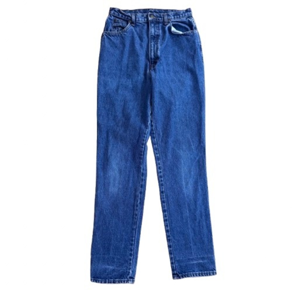 Vintage 90's Chic High Rise 28" x 31" Dark Wash Mom jeans Indie Boho Alt style
